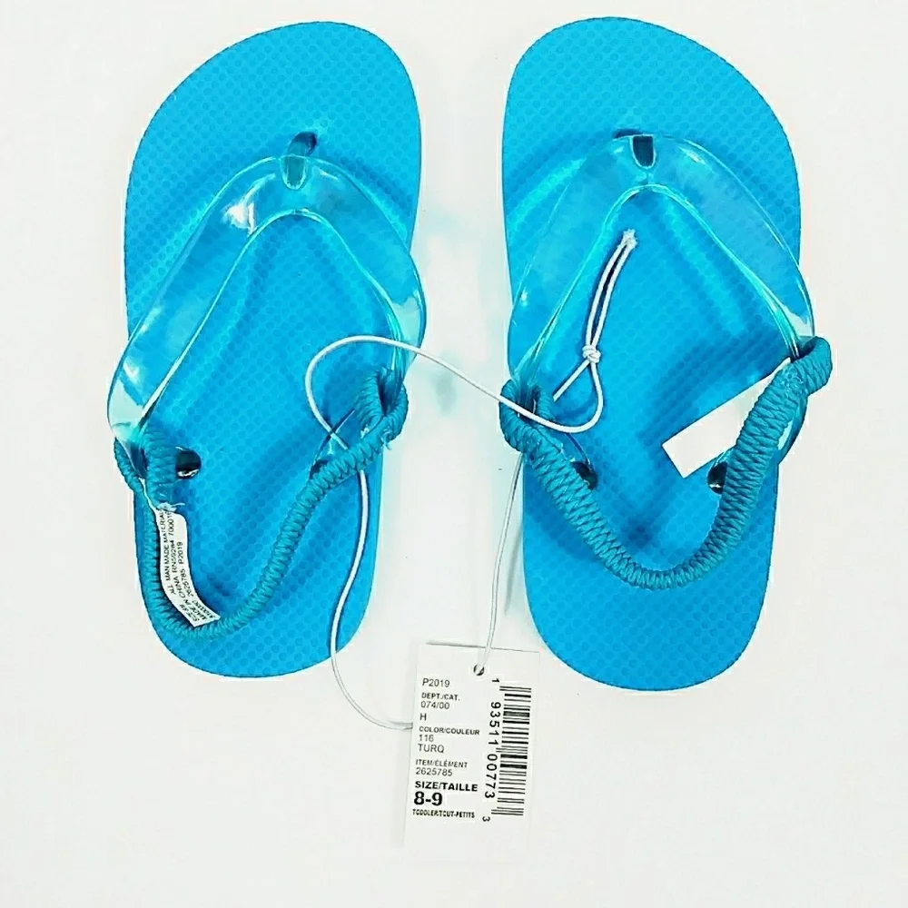 The Children's Place Turquoise Sandals Sz 8-9